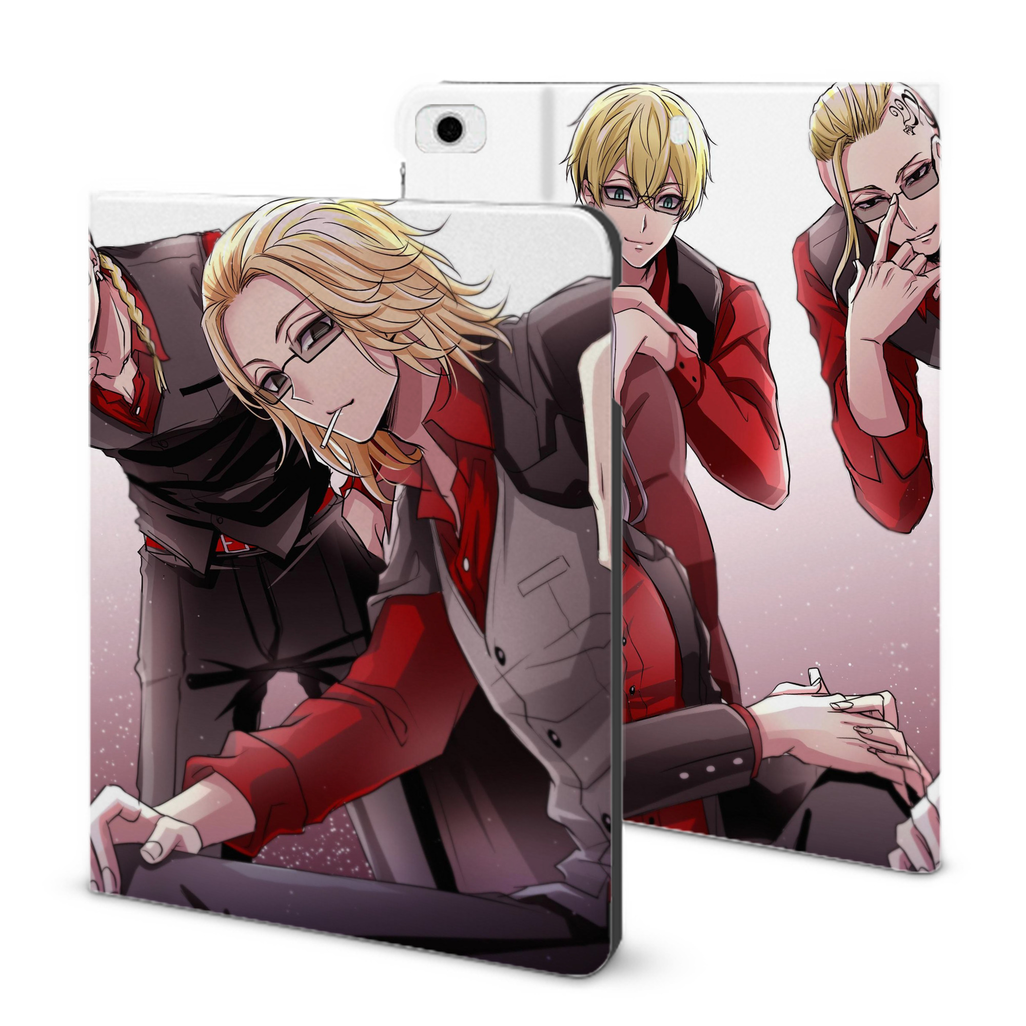 （画像用） 東京リベンジャーズ Tokyo Revengers IPad ケース ブック型 PUレザー TPU 耐衝撃 軽量 薄型 ペン収納なし 全面保護 IPad 各モデル対応